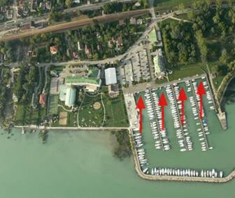 Balatonkenese, Marina Port