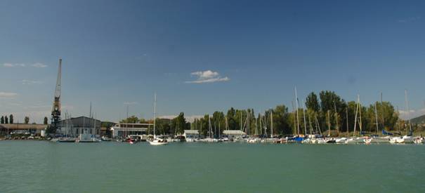 Balatonfüred, Hajógyár Marina, Plattensee
