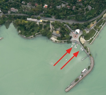 Tihany, BHRT Hajóállomás és kikötõ