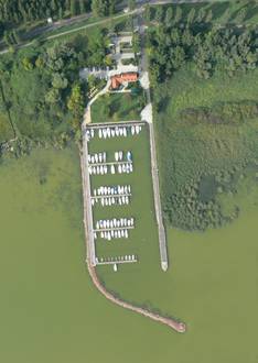 Szigliget Hafen