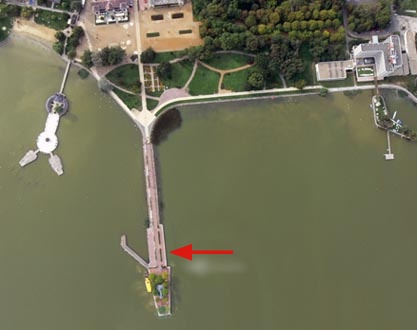 Keszthely, Schiffsstation und Hafen